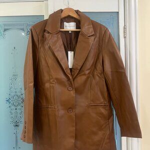 Rebecca Minkoff Lambskin Blown Blazer NWT
